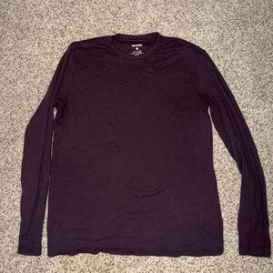Men's Long Sleeve Shirt - Dark Purple